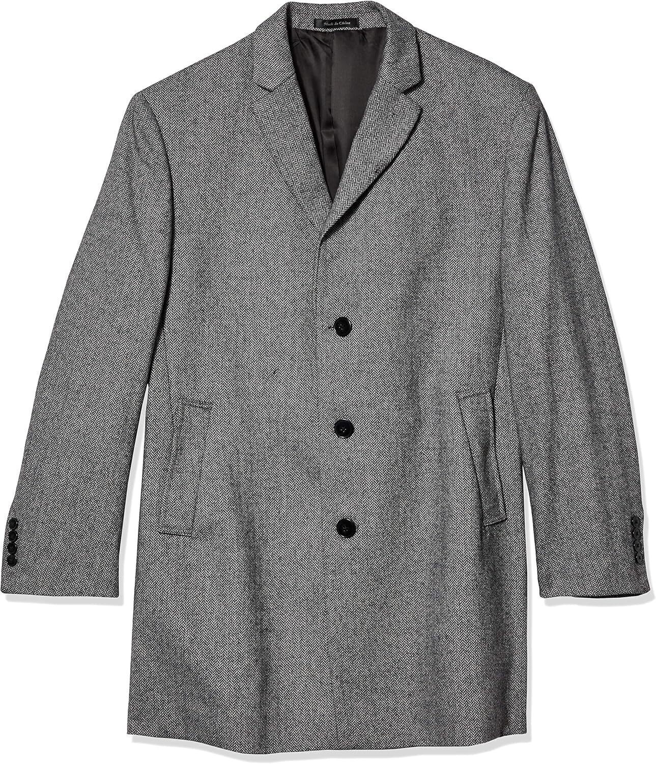 Мужская приталенная куртка Calvin Klein из шерстяной смеси, Charcoal Grey Herringbone
Мужская приталенная куртка Calvin Klein из шерстяной смеси, Charcoal Grey Herringbone