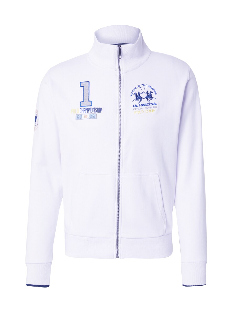 Худи с капюшоном на молнии La Martina, White 
Худи с капюшоном на молнии La Martina, White