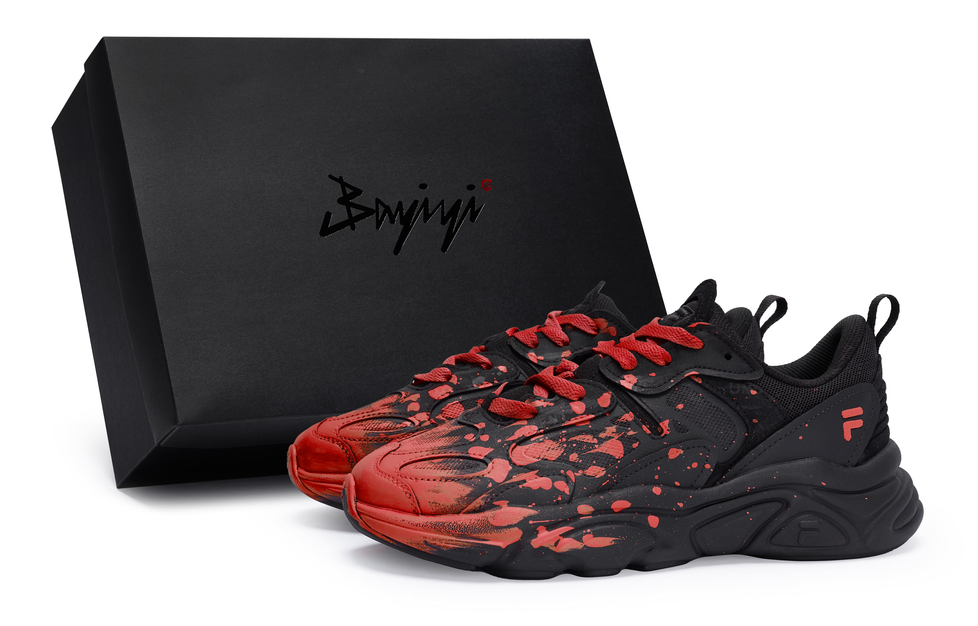 FILA Низкие повседневные туфли с мягкой подошвой и противоскользящим эффектом, мужские, черно-красные
FILA Низкие повседневные туфли с мягкой подошвой и противоскользящим эффектом, мужские, черно-красные