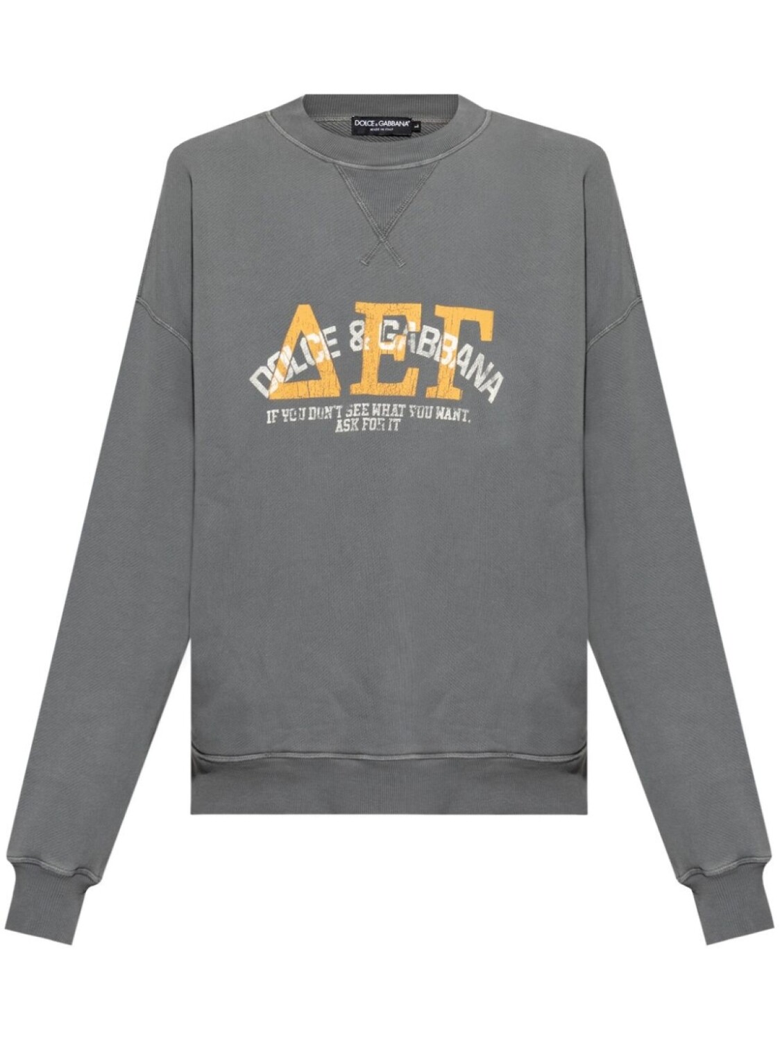 Dolce & Gabbana толстовка с принтом, серый
Dolce & Gabbana толстовка с принтом, серый
