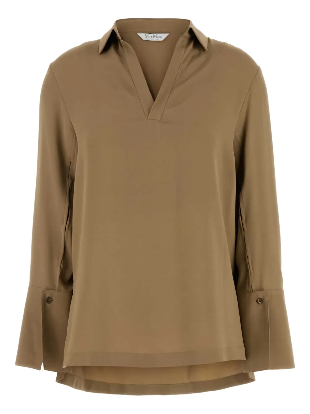 Блузка с V-образным вырезом MAX MARA, коричневый
Блузка с V-образным вырезом MAX MARA, коричневый