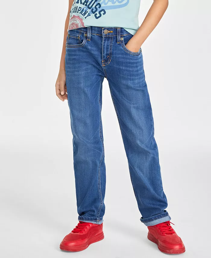 Прямые джинсы Big Boys 514 с эластичной тканью Levi's, синий
Прямые джинсы Big Boys 514 с эластичной тканью Levi's, синий