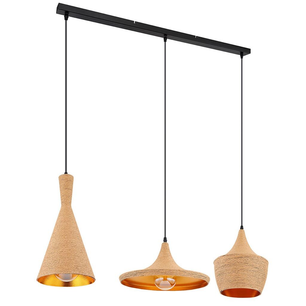 Подвесной светильник, металл, алюминий, коричневый, 3 лампочки, L 107 см. Globo Lighting
Подвесной светильник, металл, алюминий, коричневый, 3 лампочки, L 107 см. Globo Lighting