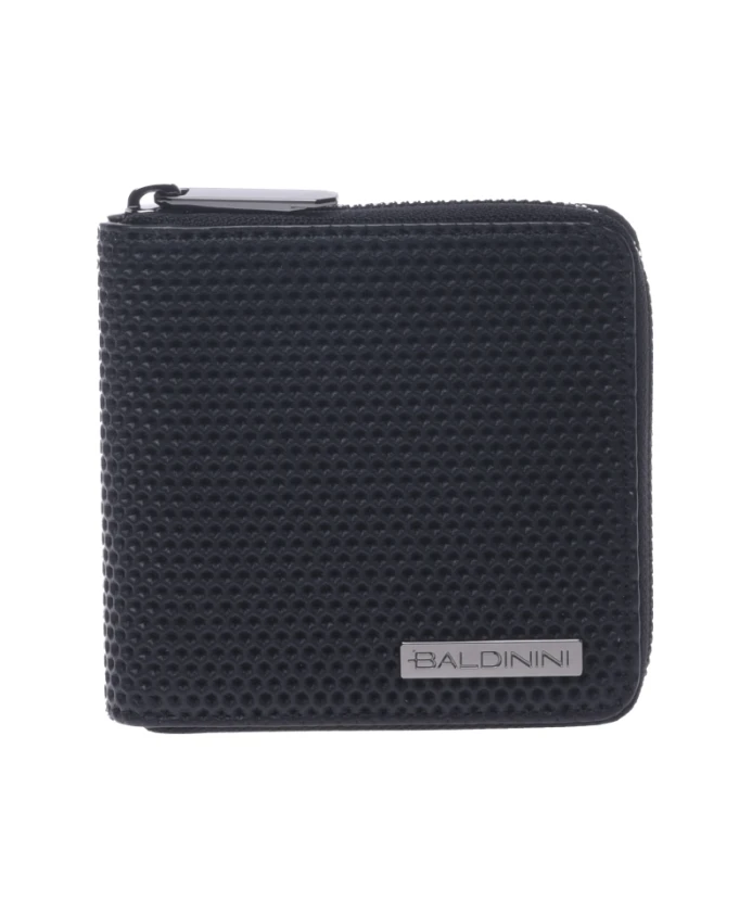 Кошелек на молнии из крапчатой кожи Baldinini, черный
Кошелек на молнии из крапчатой кожи Baldinini, черный