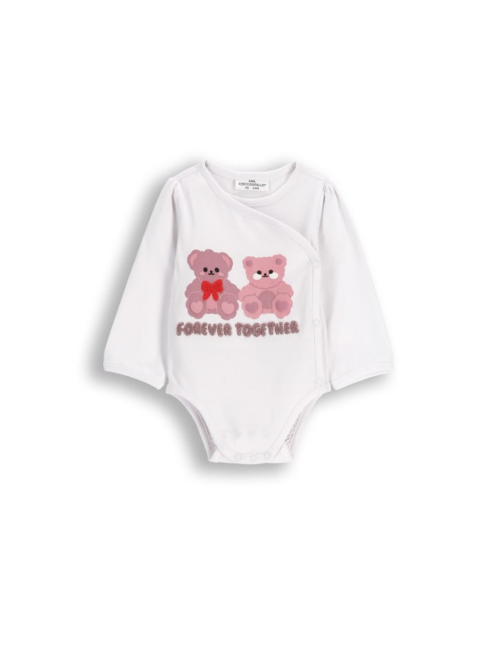 Coccodrillo Белый боди с длинными рукавами и запахом
Coccodrillo Белый боди с длинными рукавами и запахом