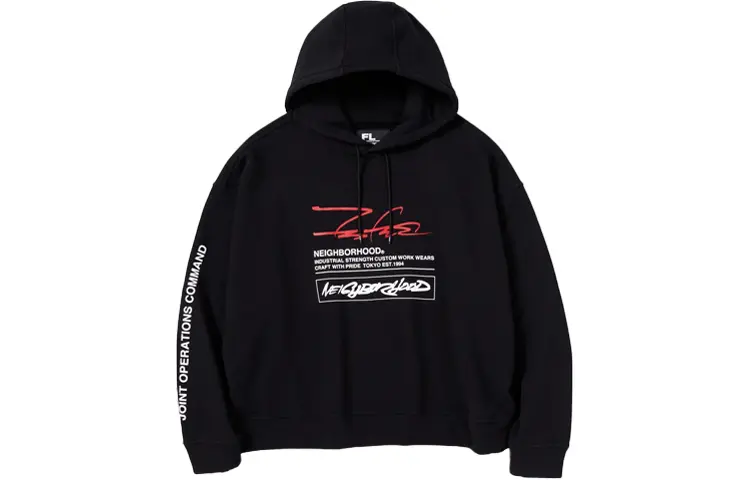 X Futura Laboratories Худи NEIGHBORHOOD, черный
X Futura Laboratories Худи NEIGHBORHOOD, черный