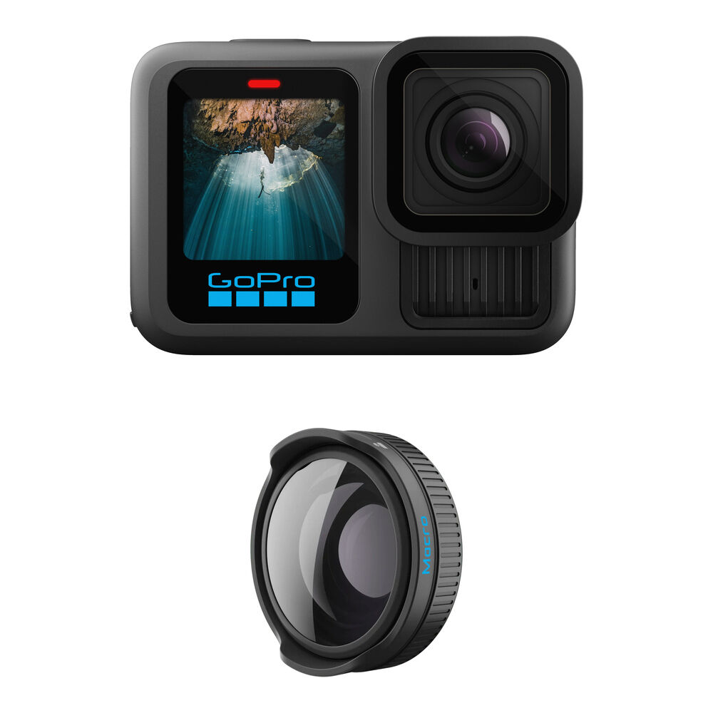 GoPro HERO13 Black с комплектом модулей для макрообъектива
GoPro HERO13 Black с комплектом модулей для макрообъектива