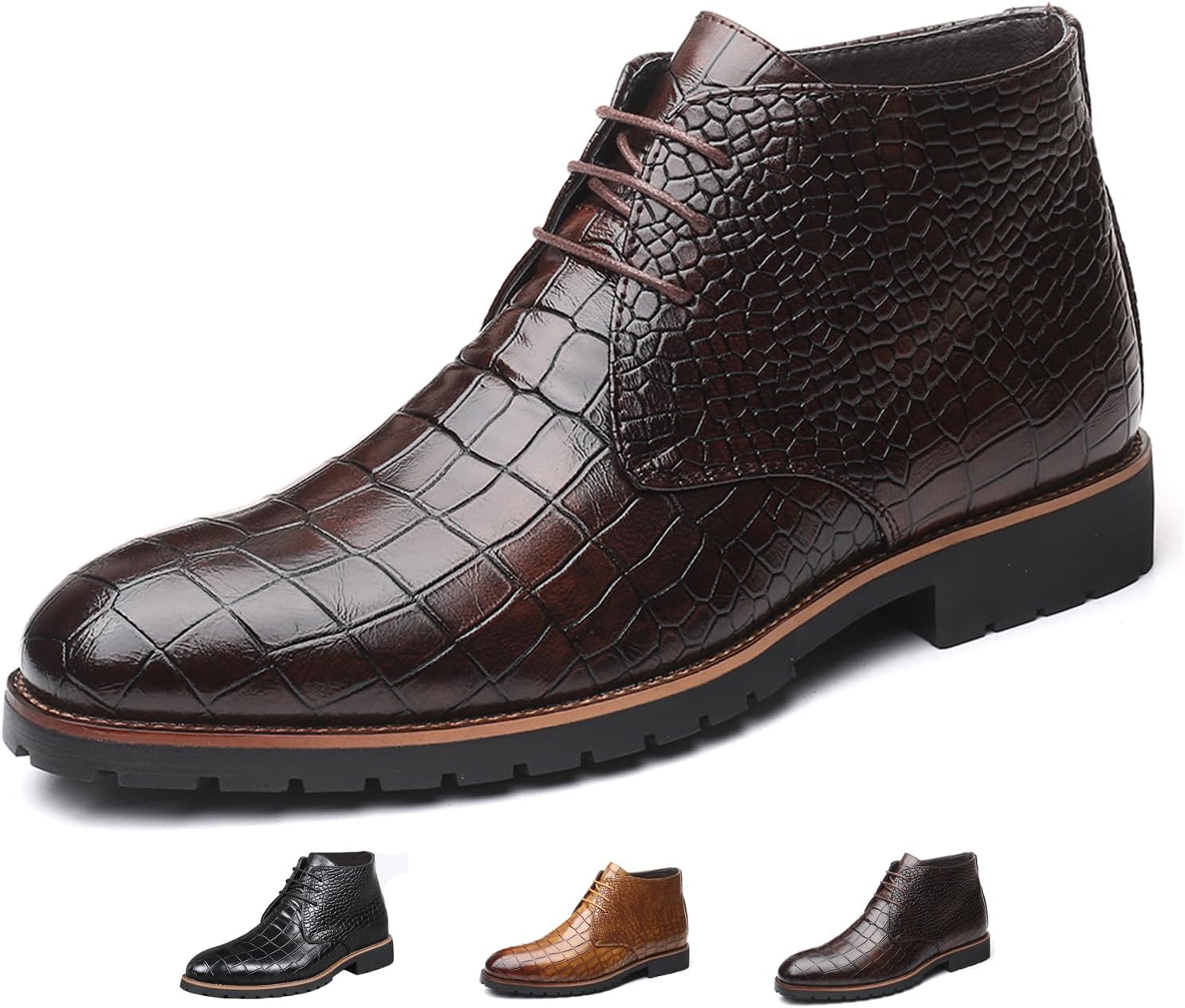 Мужские кожаные высокие ботинки Чукка с принтом, модный британский стиль, заостренный носок, шнуровка, ботинки Челси, деловые повседневные дерби, оксфорды до щиколотки Glbdu, коричневый
Мужские кожаные высокие ботинки Чукка с принтом, модный британский стиль, заостренный носок, шнуровка, ботинки Челси, деловые повседневные дерби, оксфорды до щиколотки Glbdu, коричневый