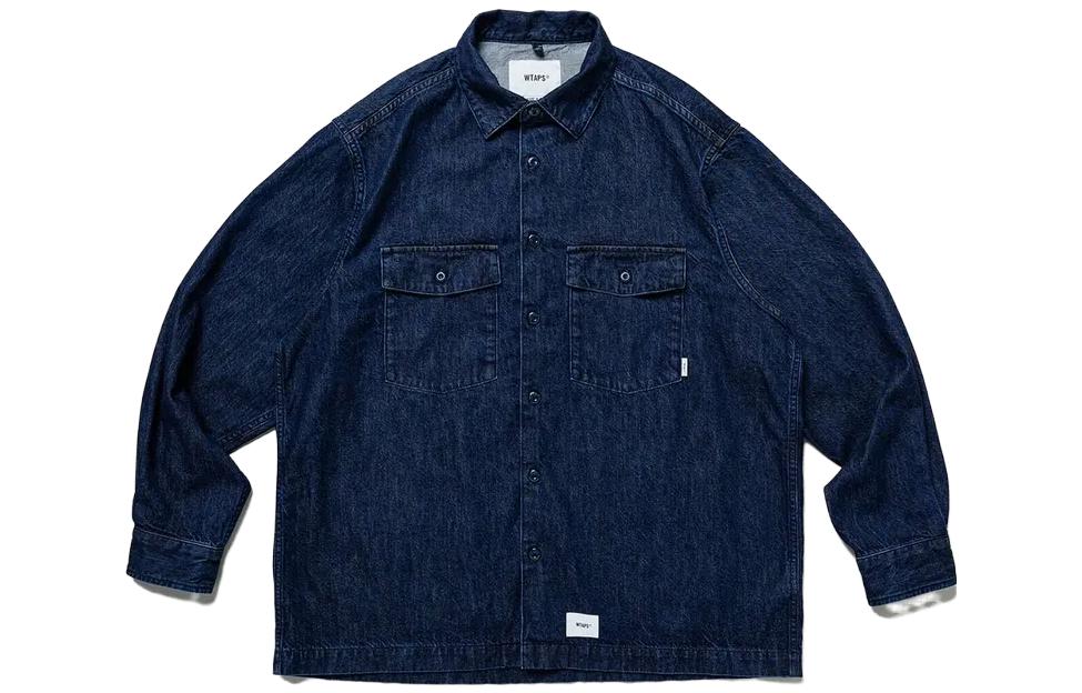 Куртка-рубашка с длинным рукавом WTAPS, синий
Куртка-рубашка с длинным рукавом WTAPS, синий