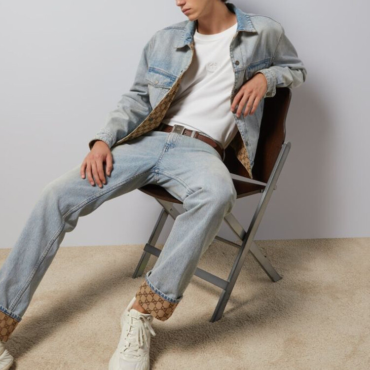 Мужские джинсы Gucci, синий 
Мужские джинсы Gucci, синий