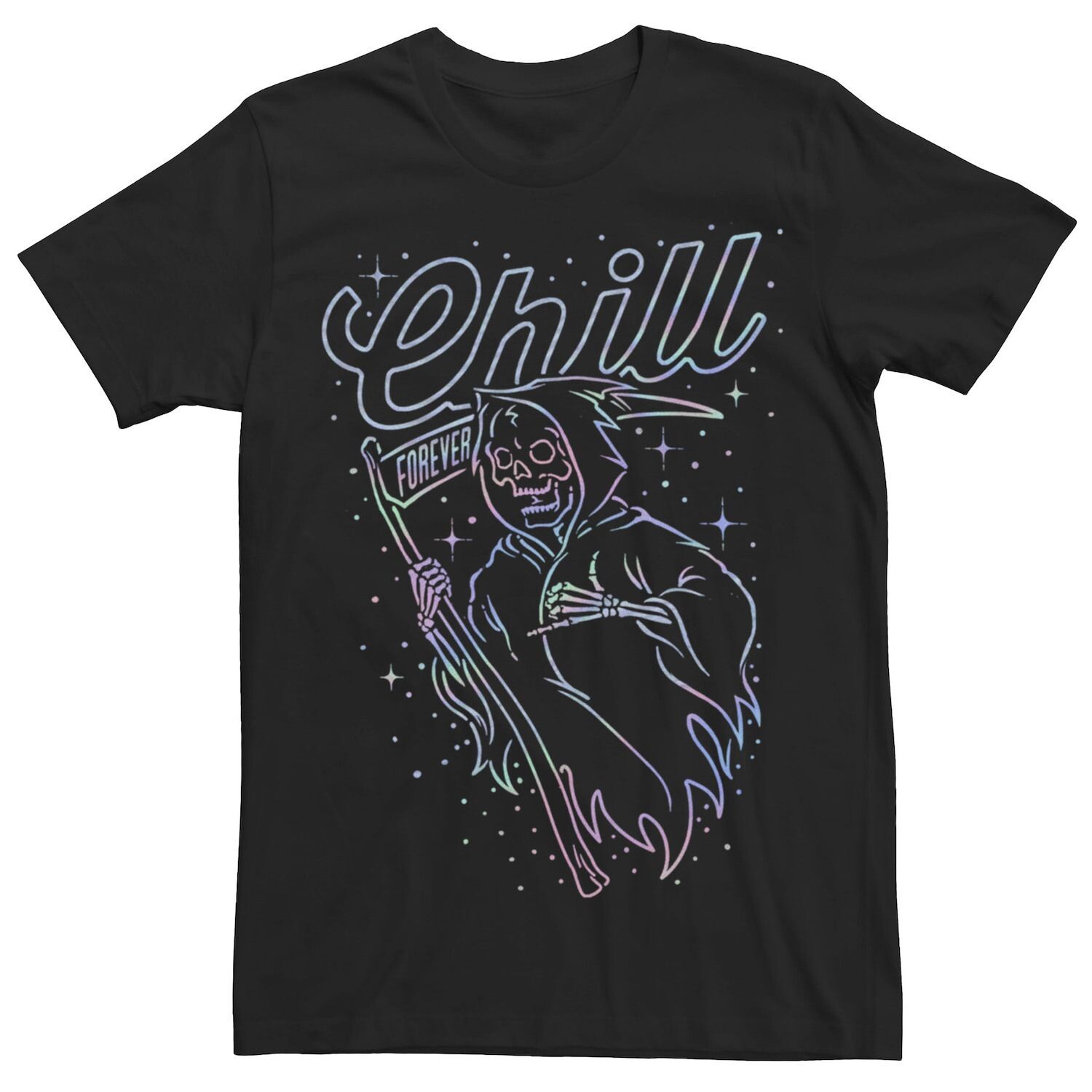 Мужская голографическая футболка Chill Forever Grim Reaper Licensed Character
Мужская голографическая футболка Chill Forever Grim Reaper Licensed Character