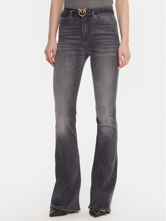 Джинсы flare fit Flora 100166 A2S2 Pinko, серый
Джинсы flare fit Flora 100166 A2S2 Pinko, серый