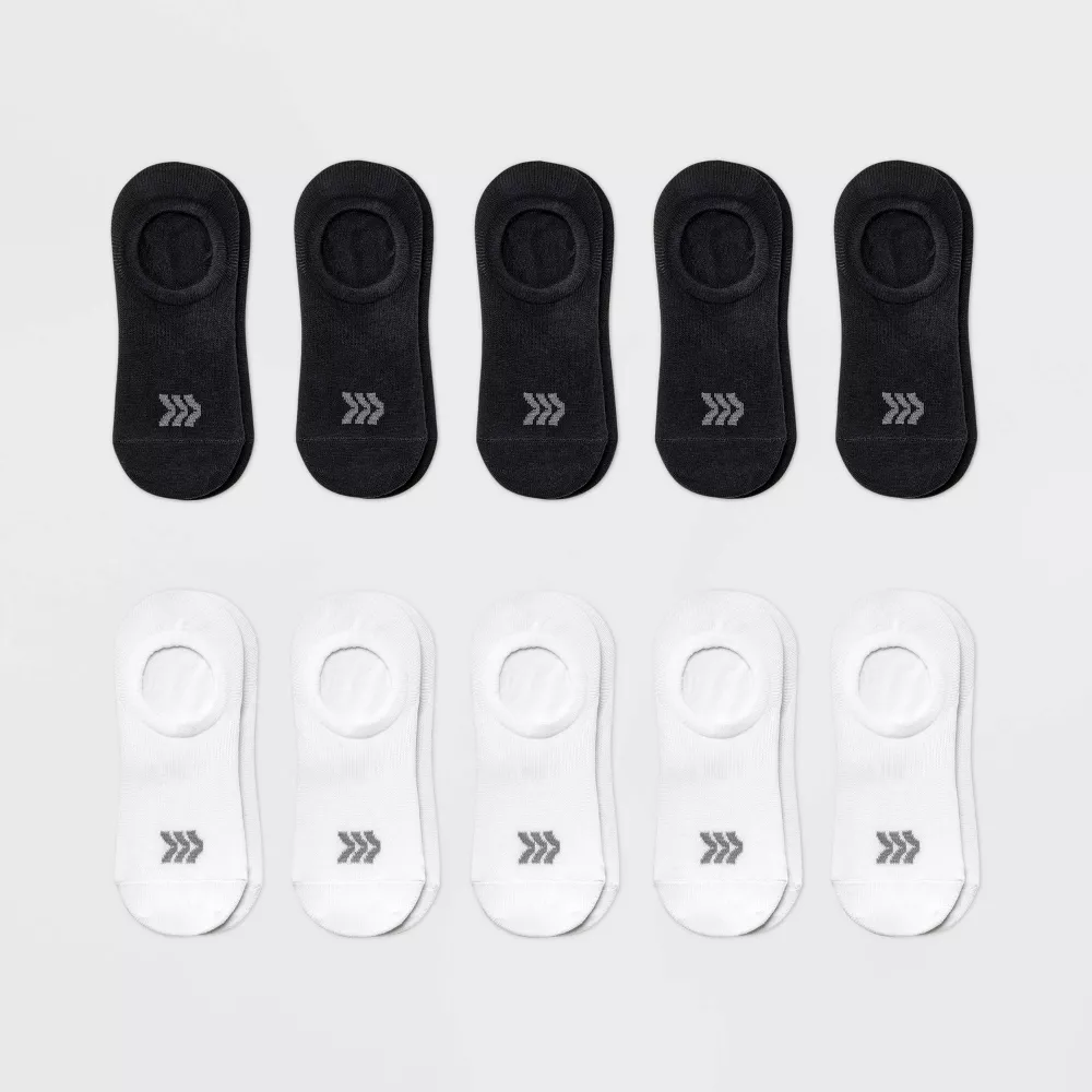 Женские легкие спортивные носки Liner, 10 пар - All In Motion 
Женские легкие спортивные носки Liner, 10 пар - All In Motion