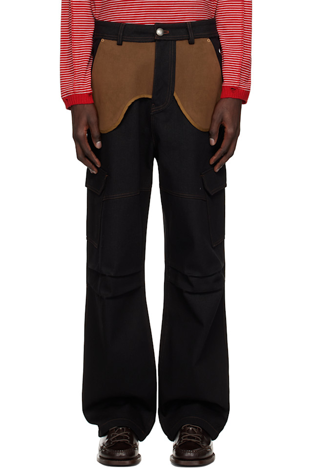 Джинсовые карго с вывернутыми швами Andersson Bell, черный
Джинсовые карго с вывернутыми швами Andersson Bell, черный