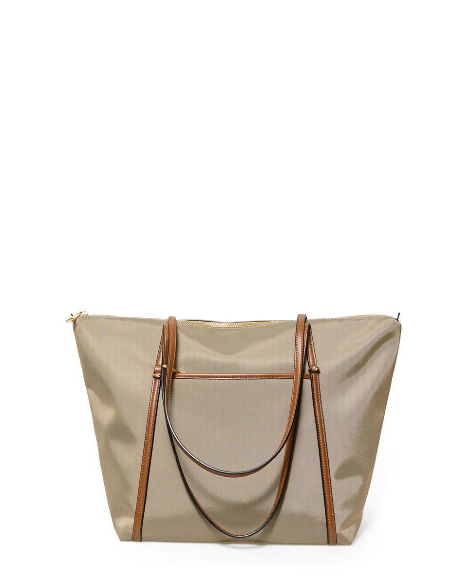 Нейлоновые сумки-шопперы с карманами Sfera, хаки
Нейлоновые сумки-шопперы с карманами Sfera, хаки