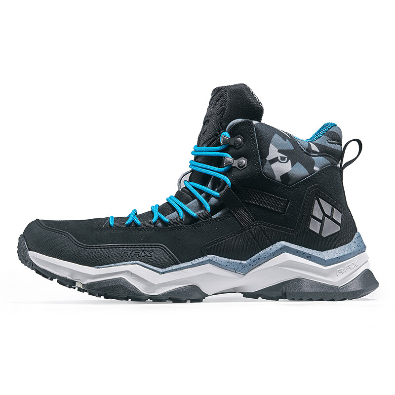 Кроссовки для походов и треккинга мужские с высоким верхом черного и синего цвета Rax
Кроссовки для походов и треккинга мужские с высоким верхом черного и синего цвета Rax