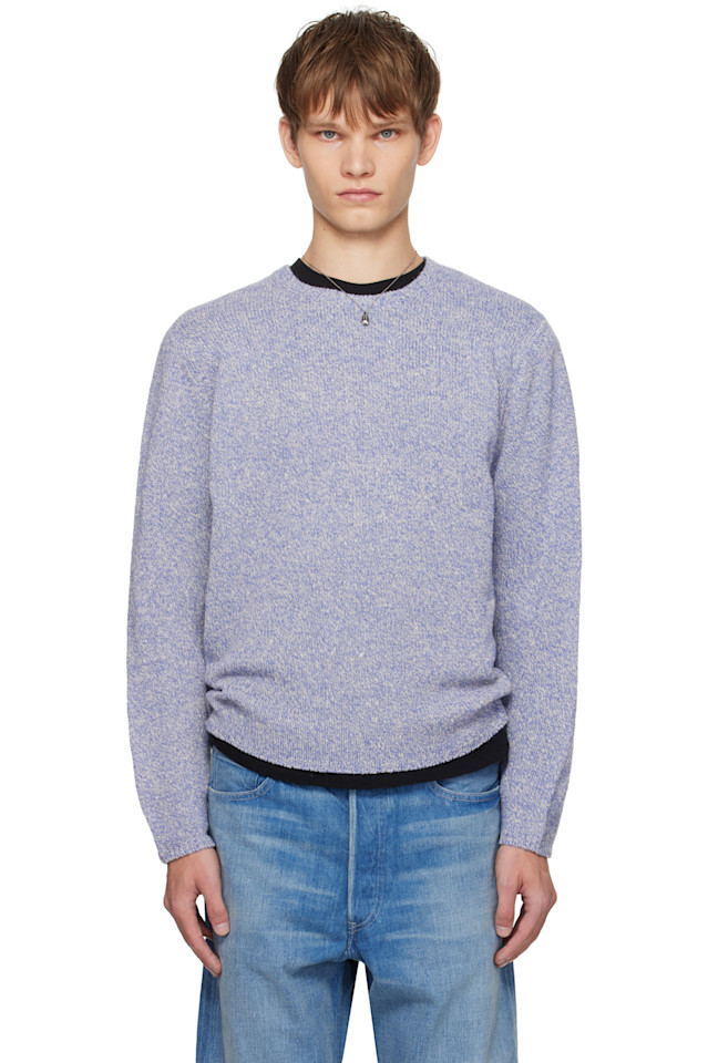 Auralee Фиолетовый воздушный вязаный свитер из шелковой шерсти
Auralee Фиолетовый воздушный вязаный свитер из шелковой шерсти