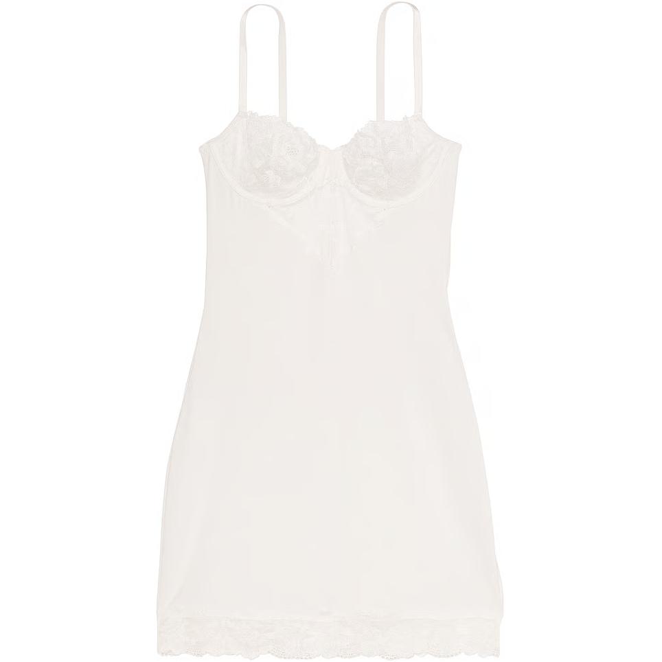 Victoria's Secret Розовое платье-комбинация с кружевом и чашечками из модала
Victoria's Secret Розовое платье-комбинация с кружевом и чашечками из модала