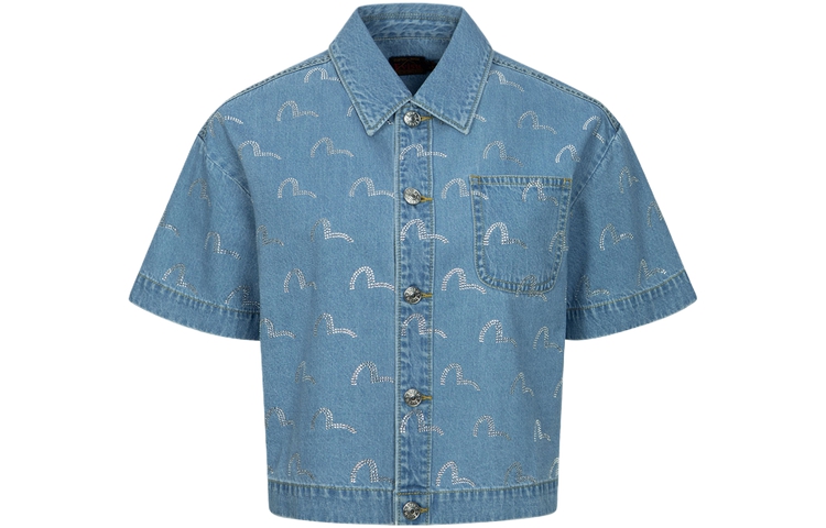 Джинсовая блузка с принтом All Over Print EVISU, синий
Джинсовая блузка с принтом All Over Print EVISU, синий