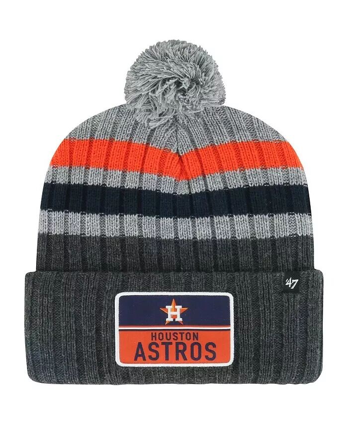 Мужская серая вязаная шапка с манжетами и помпоном Houston Astros Stack '47 Brand, серый
Мужская серая вязаная шапка с манжетами и помпоном Houston Astros Stack '47 Brand, серый