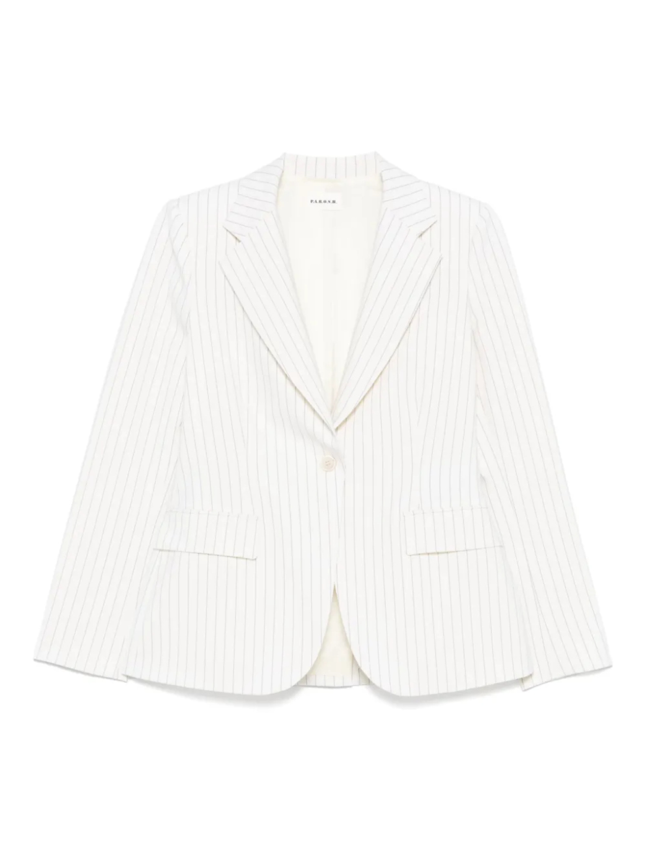 Пиджак в тонкую полоску P.A.R.O.S.H., белый
Пиджак в тонкую полоску P.A.R.O.S.H., белый