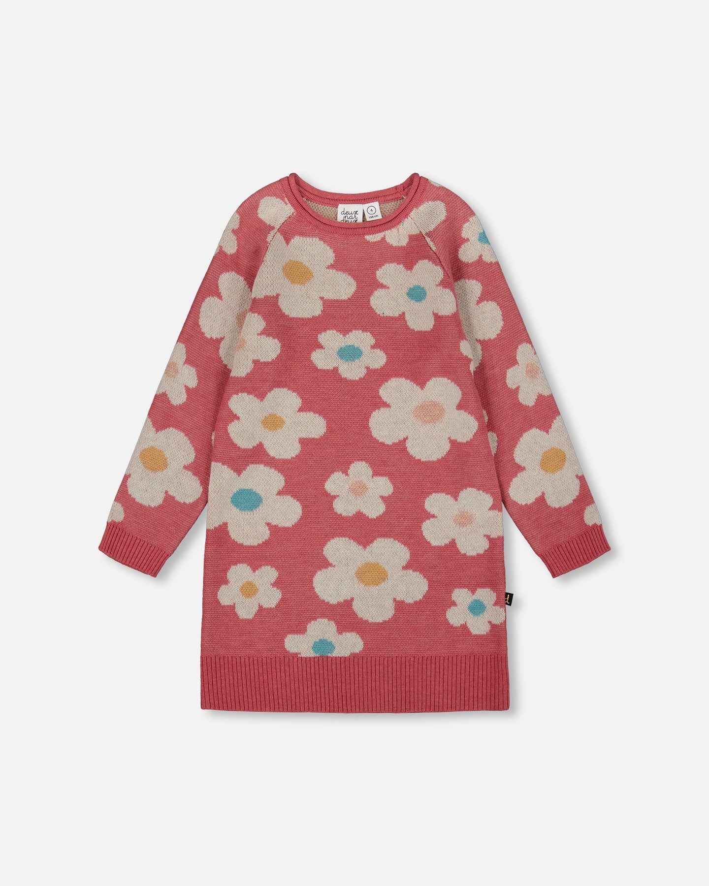 Вязаное платье с цветочным жаккардом в старом розовом и бежевом Deux par Deux
Вязаное платье с цветочным жаккардом в старом розовом и бежевом Deux par Deux