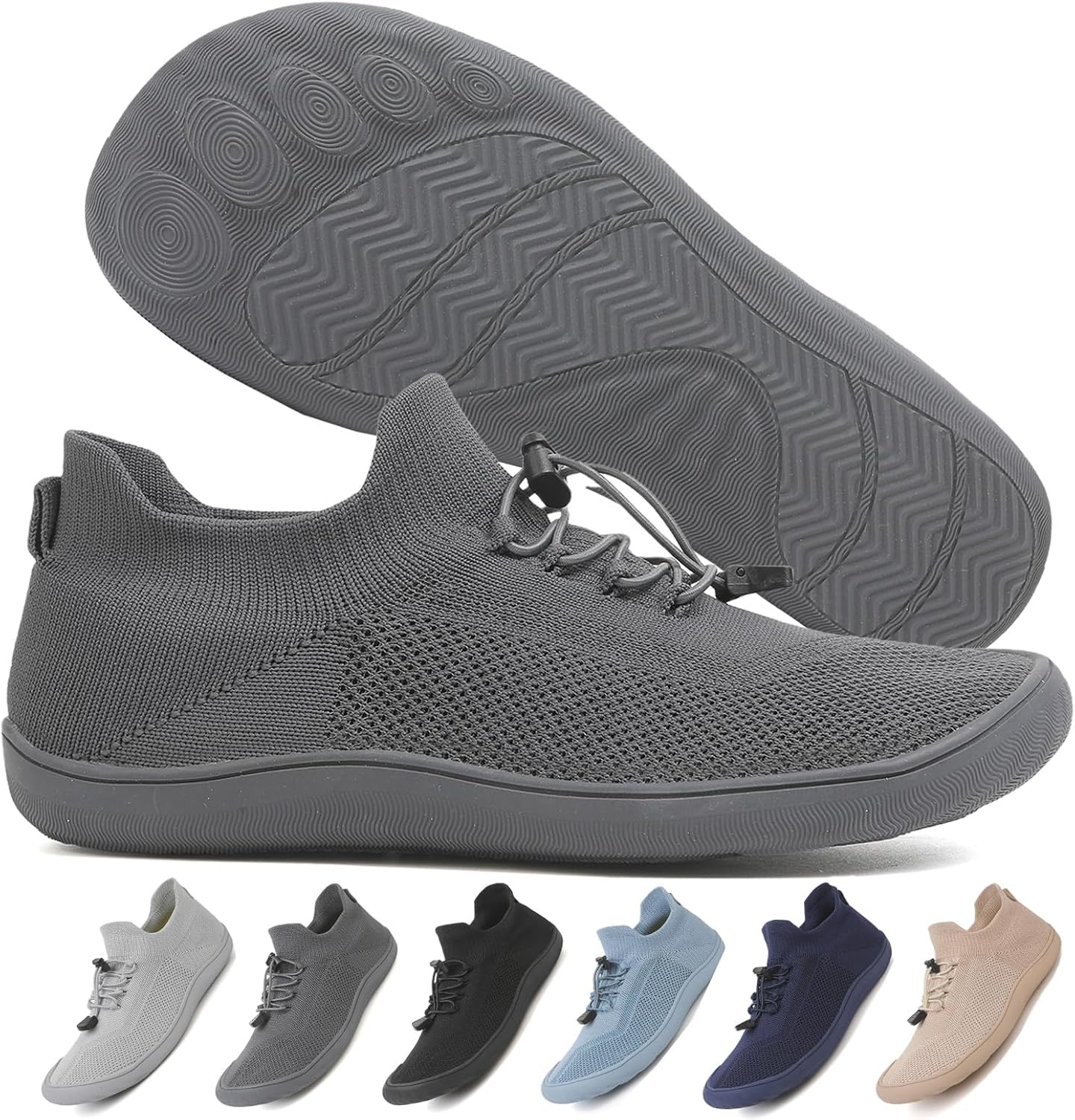 Походные кроссовки для пеших прогулок для женщин и мужчин, унисекс, легкие, с широкой носковой частью, противоскользящие, для бега и спорта Feedmoo, темно-серый
Походные кроссовки для пеших прогулок для женщин и мужчин, унисекс, легкие, с широкой носковой частью, противоскользящие, для бега и спорта Feedmoo, темно-серый