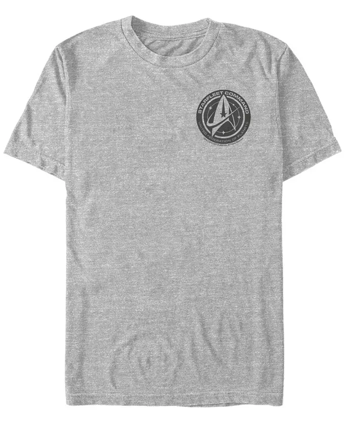 Футболка с коротким рукавом Star Trek Men's Discovery Starfleet Command United Federation Of Planets Fifth Sun, серый
Футболка с коротким рукавом Star Trek Men's Discovery Starfleet Command United Federation Of Planets Fifth Sun, серый