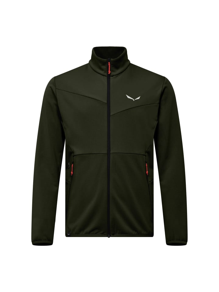 Флисовая куртка зеленого цвета Salewa
Флисовая куртка зеленого цвета Salewa