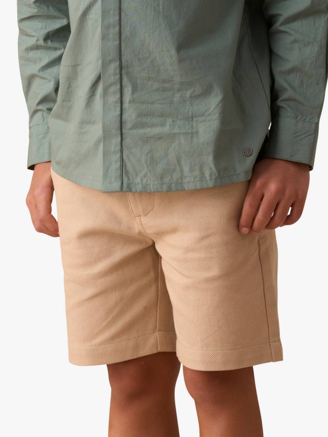 Kids' Cotton Textured Chino Shorts Angel & Rocket, Stone
Kids' Cotton Textured Chino Shorts Angel & Rocket, Stone