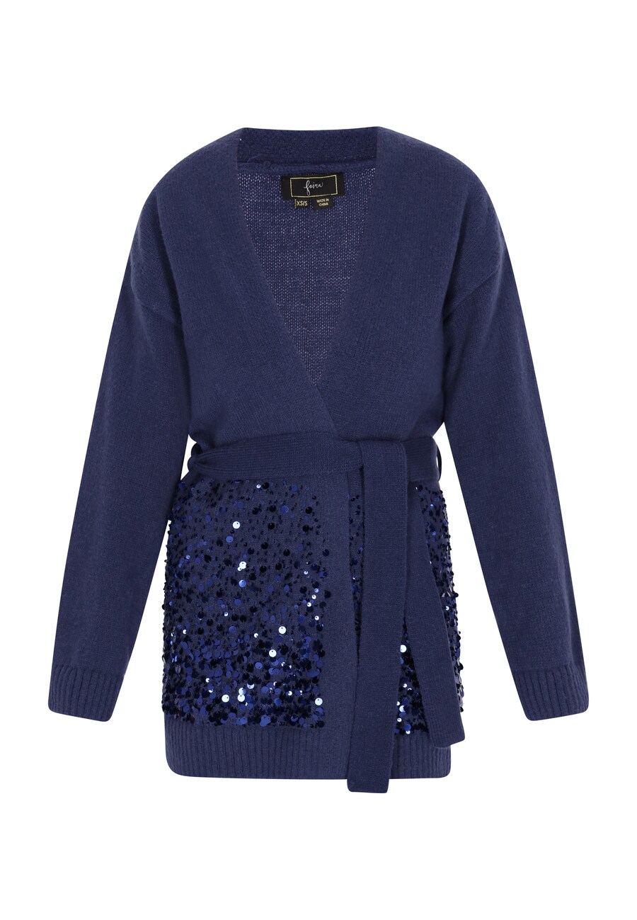 Вязаный кардиган faina, темно-синий
Вязаный кардиган faina, темно-синий