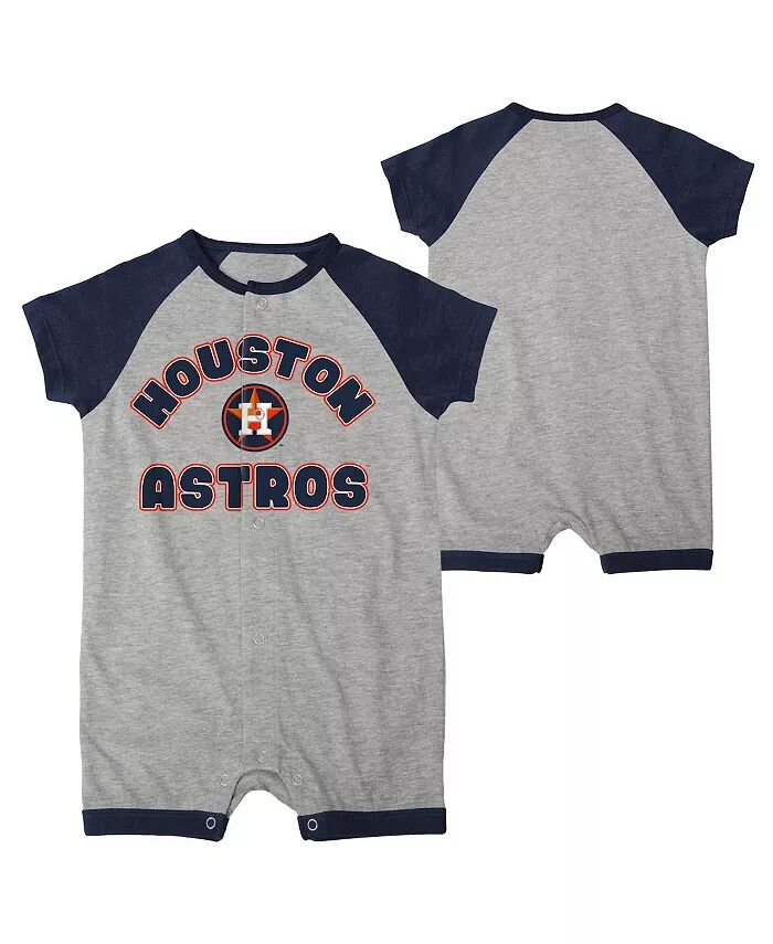 Комбинезон-реглан на кнопках для мальчиков и девочек Heather Grey Houston Astros Extra Base Hit Outerstuff
Комбинезон-реглан на кнопках для мальчиков и девочек Heather Grey Houston Astros Extra Base Hit Outerstuff