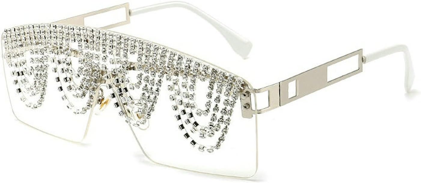 Солнцезащитные очки COTIA с большими очками и стразами, женские, с кисточками, кристаллами и бриллиантами, в стиле ретро-панк, квадратной формы, для защиты глаз, Transparent
Солнцезащитные очки COTIA с большими очками и стразами, женские, с кисточками, кристаллами и бриллиантами, в стиле ретро-панк, квадратной формы, для защиты глаз, Transparent