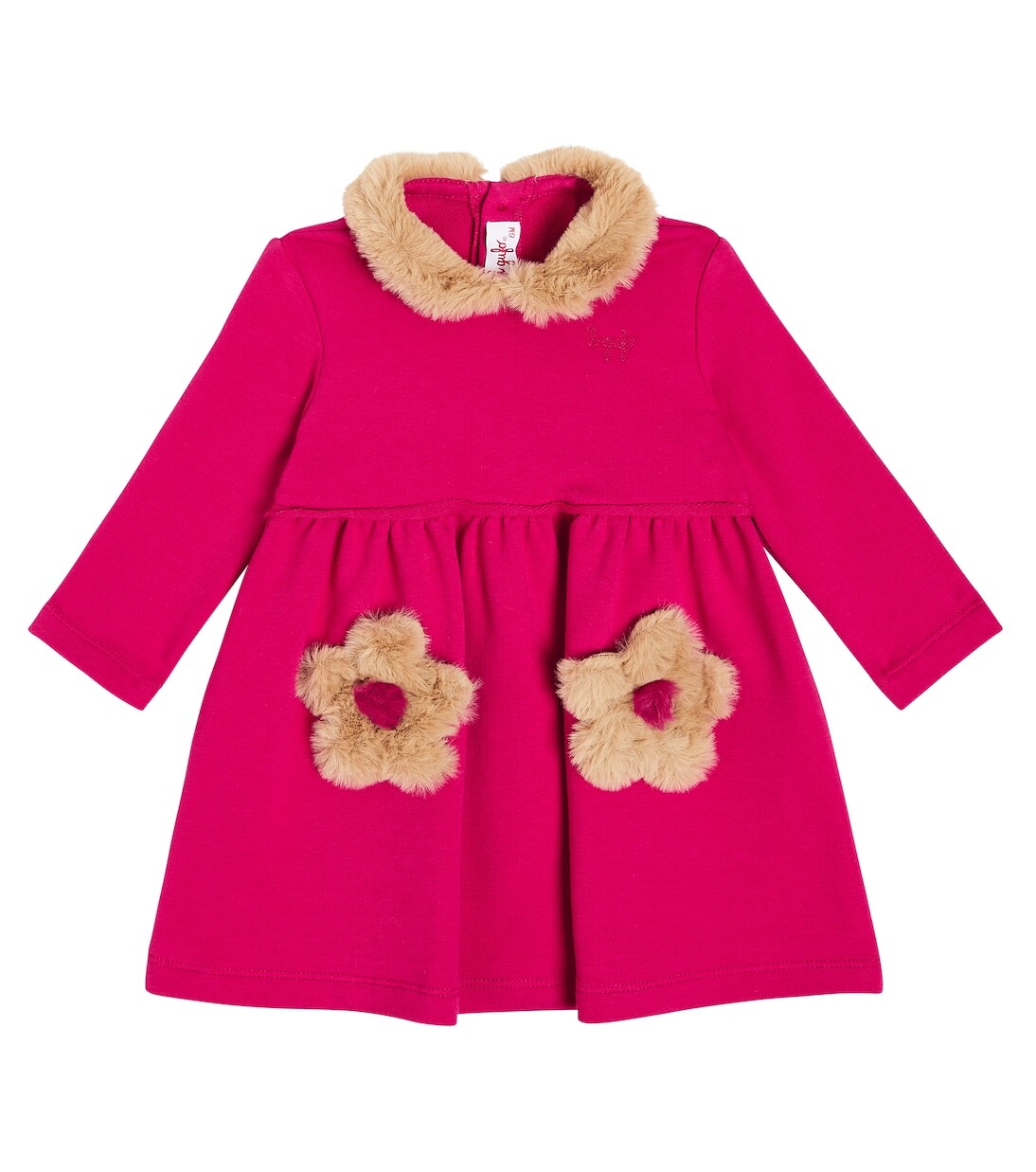Детское платье из хлопкового флиса Il Gufo, розовый
Детское платье из хлопкового флиса Il Gufo, розовый