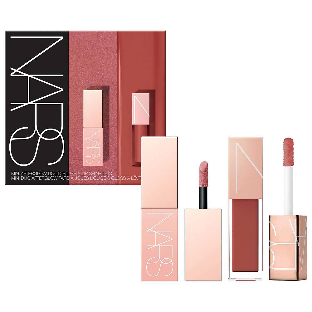 NARS Mini Afterglow Жидкие румяна и блеск для губ Дуэт, цвет Dolce Vita & Aragon
NARS Mini Afterglow Жидкие румяна и блеск для губ Дуэт, цвет Dolce Vita & Aragon