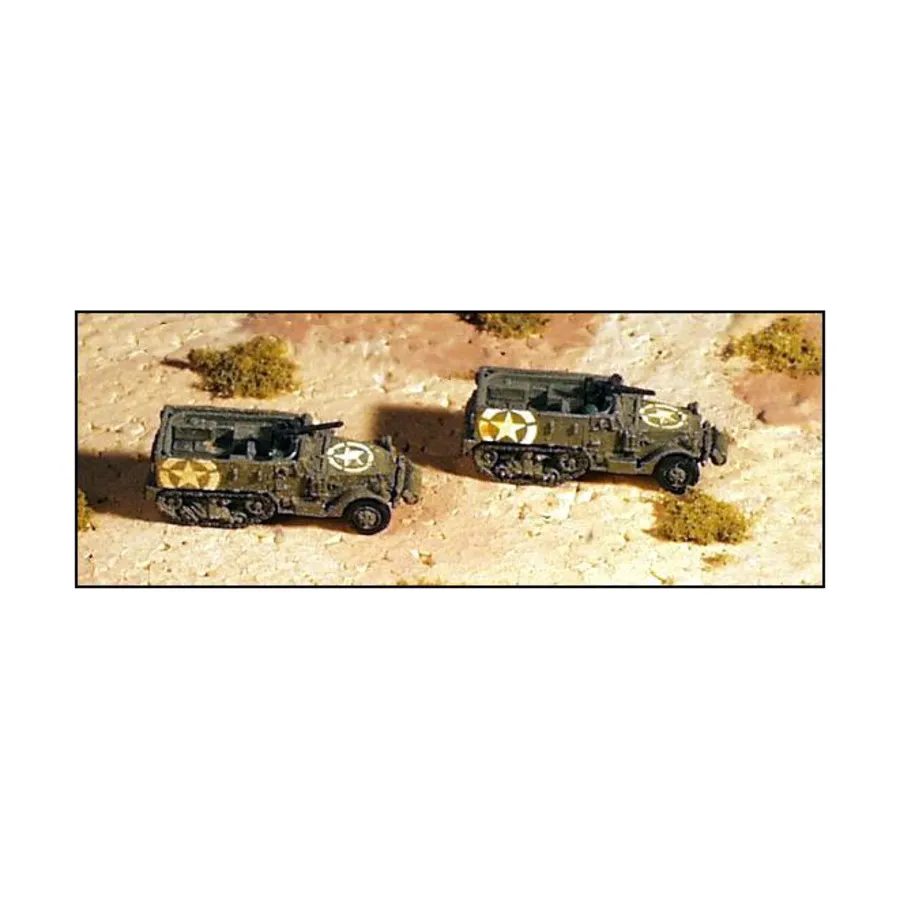 Полугусеничный М2, WWII Micro Armour - United States - Halftracks (1:285)
Полугусеничный М2, WWII Micro Armour - United States - Halftracks (1:285)