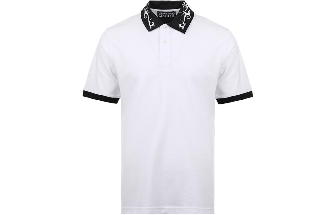 Поло с принтом на воротнике VERSACE JEANS COUTURE, белый
Поло с принтом на воротнике VERSACE JEANS COUTURE, белый