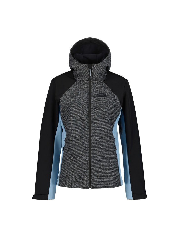 Куртка софтшелл Beebe черного цвета Icepeak
Куртка софтшелл Beebe черного цвета Icepeak