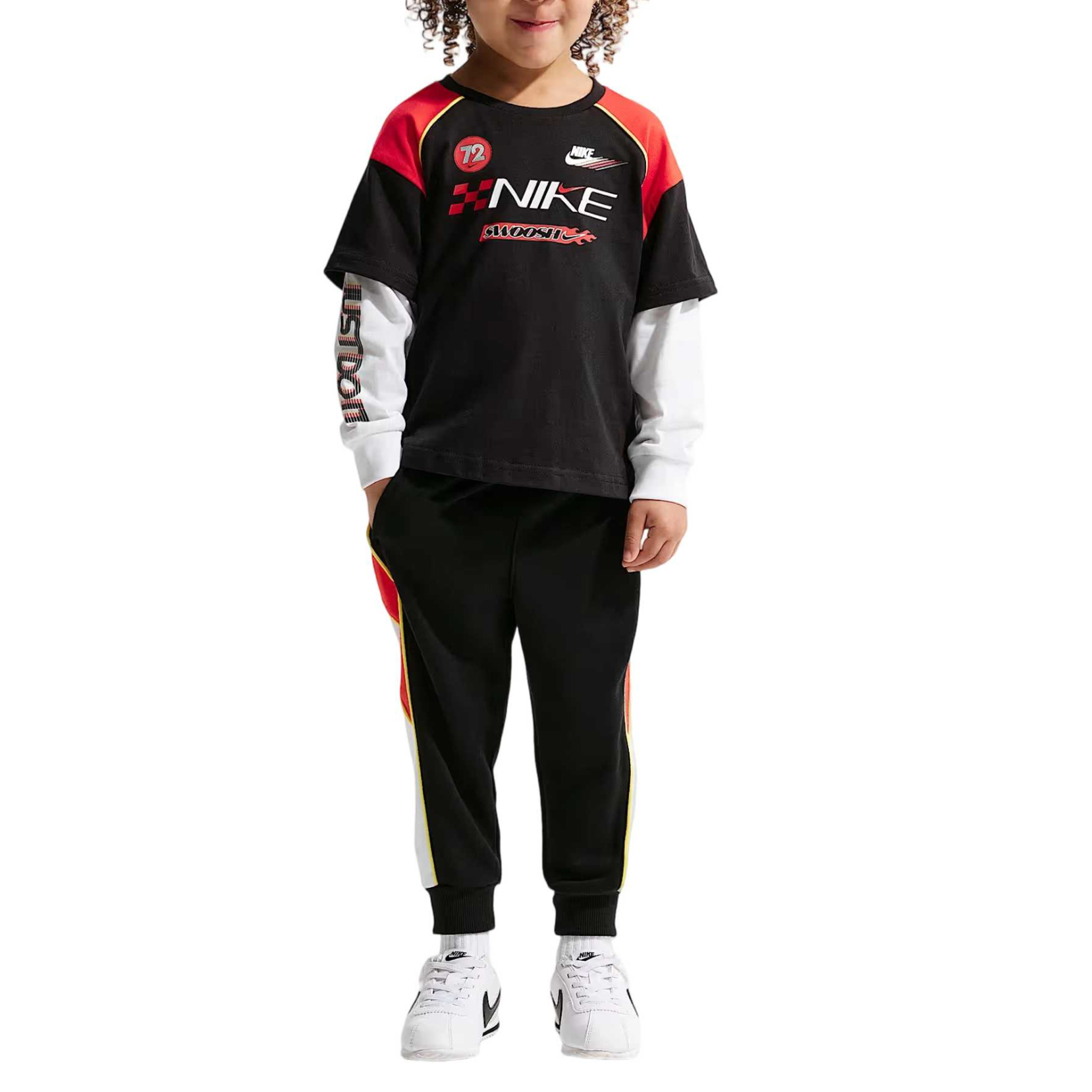 Футболка для детей с круглым вырезом Moderate Nike, черный
Футболка для детей с круглым вырезом Moderate Nike, черный