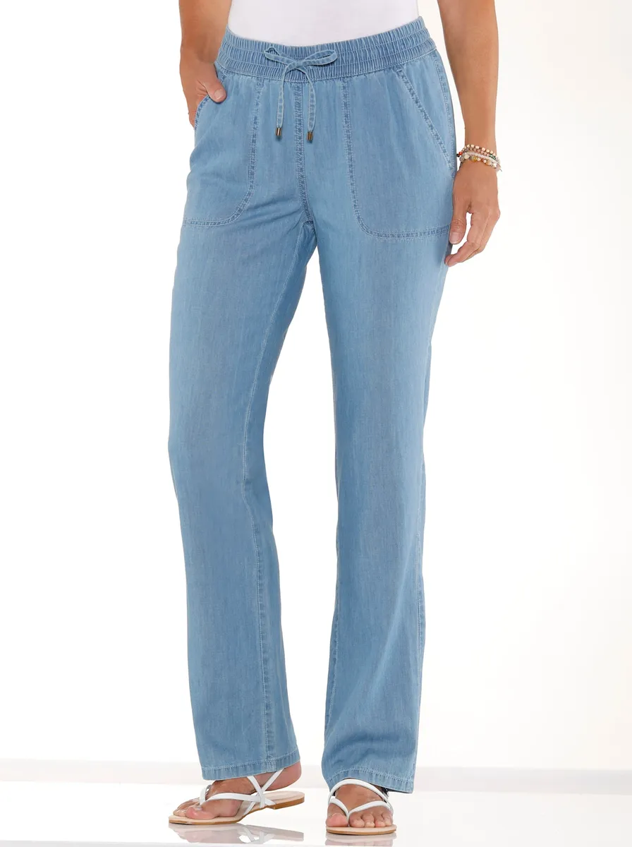 Джинсы без застежки Classic Basics (1 шт.), цвет Blue-Bleached 
Джинсы без застежки Classic Basics (1 шт.), цвет Blue-Bleached