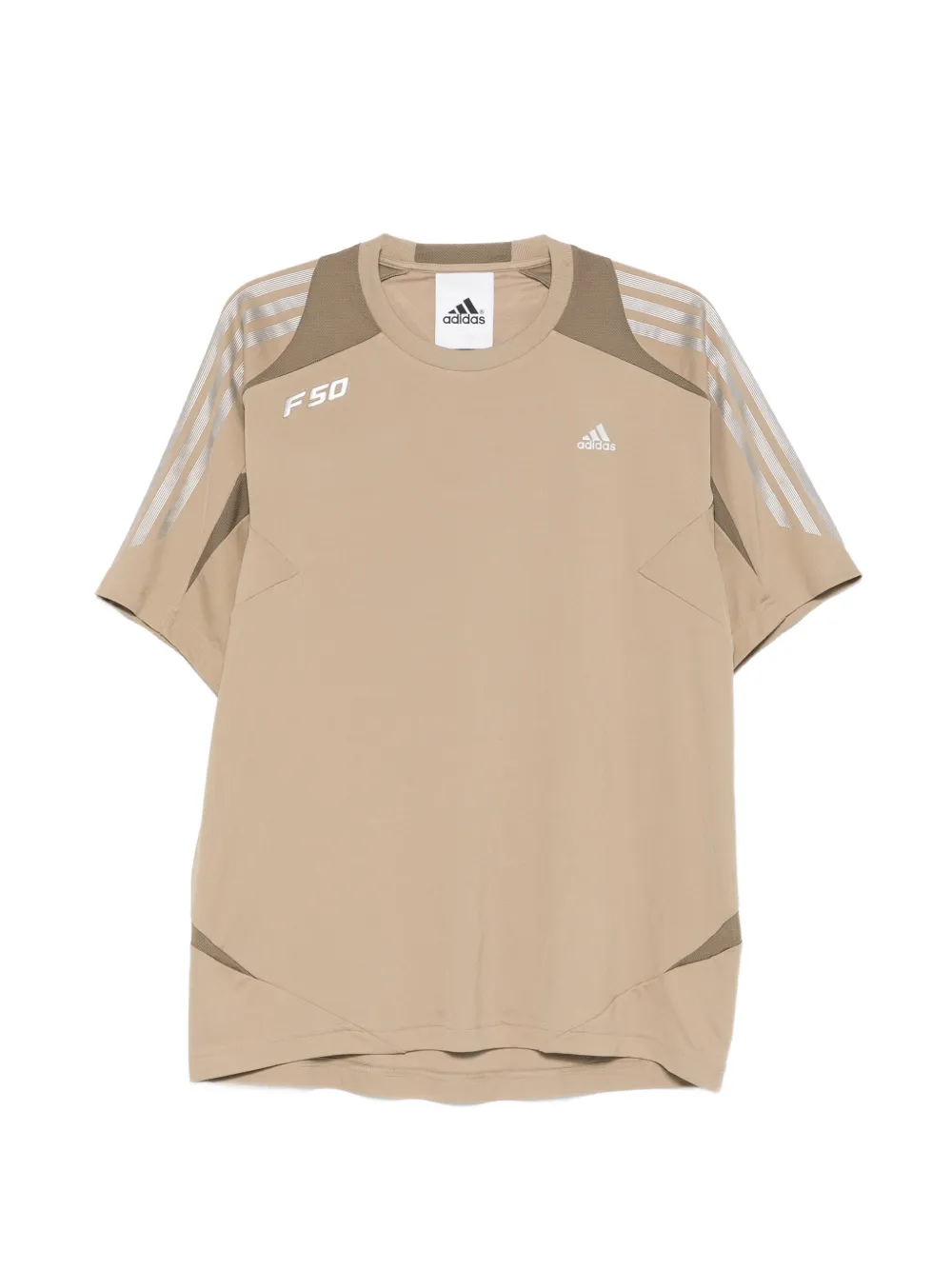 Футболка в полоску Adidas, бежевый
Футболка в полоску Adidas, бежевый