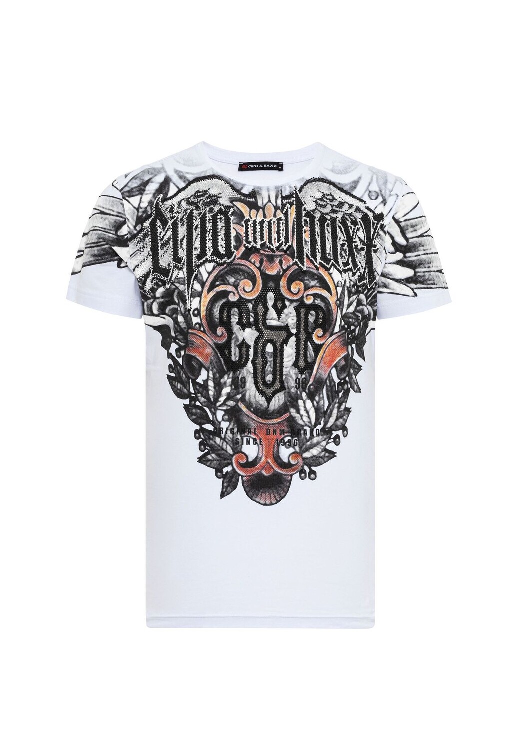 Футболка в стиле рок CIPO & BAXX, белый
Футболка в стиле рок CIPO & BAXX, белый