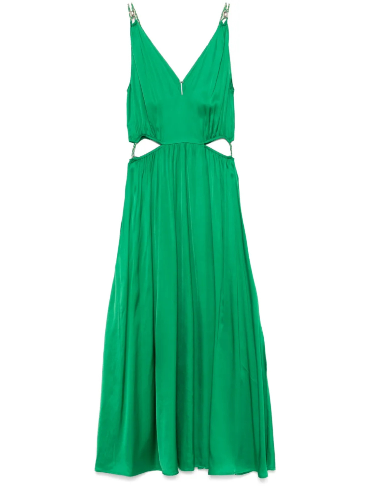 Платье миди Maje с V-образным вырезом, зеленый
Платье миди Maje с V-образным вырезом, зеленый
