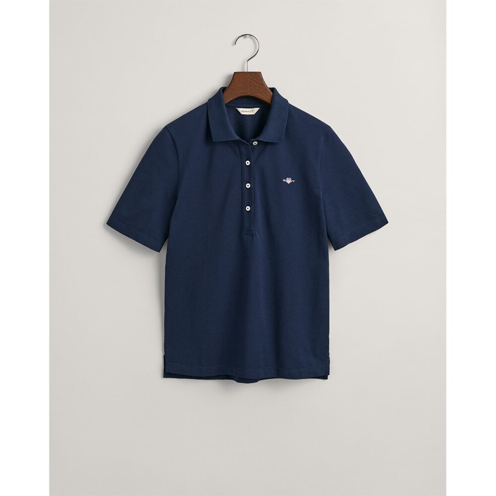 Поло с коротким рукавом Gant Slim Shield, синий
Поло с коротким рукавом Gant Slim Shield, синий