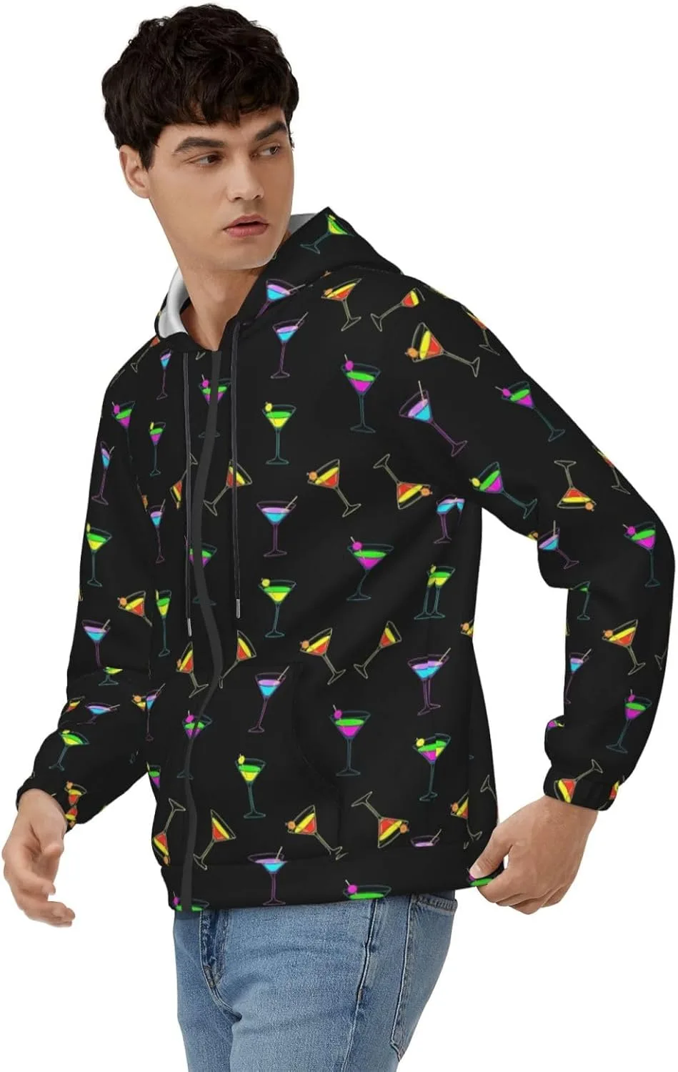 Мужская толстовка с капюшоном и карманом KATVEESC
Мужская толстовка с капюшоном и карманом KATVEESC