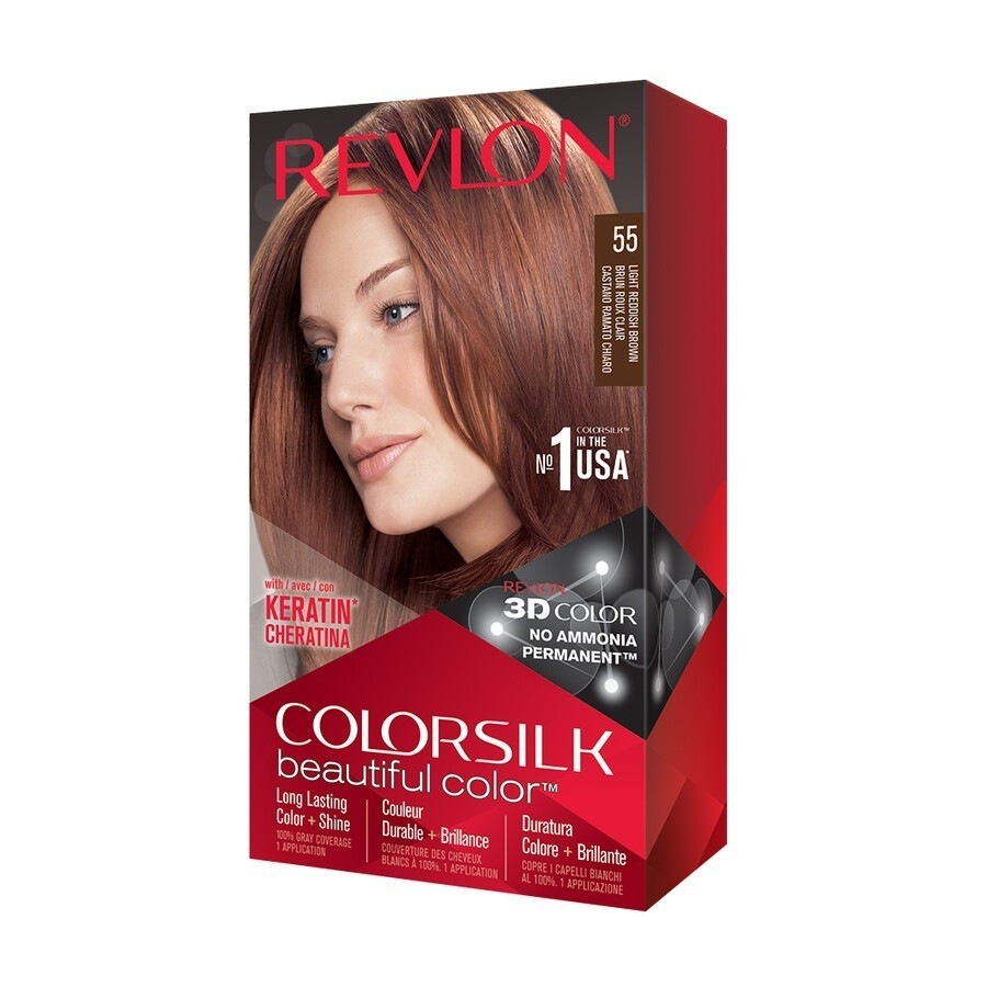 Краска для волос colorsilk beautiful color Revlon, 1 stück, количество 1 шт.
Краска для волос colorsilk beautiful color Revlon, 1 stück, количество 1 шт.