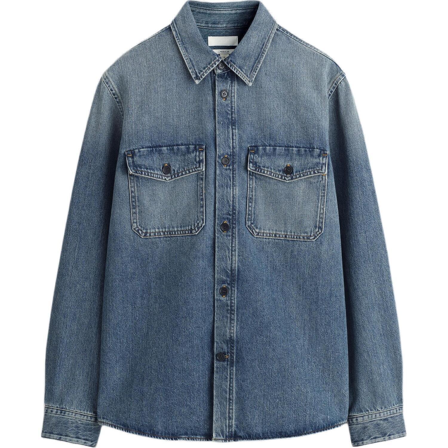 COS Мужская синяя рубашка
COS Мужская синяя рубашка