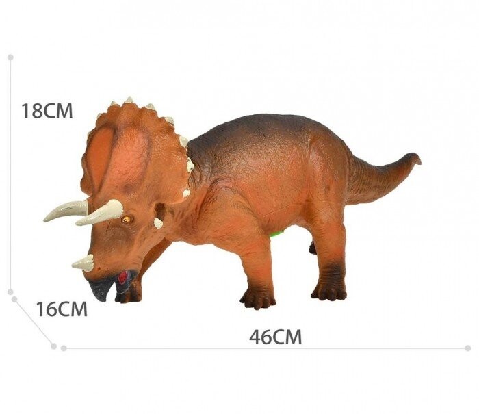 Динозавр трицератопса со звуком Inna marka
Динозавр трицератопса со звуком Inna marka