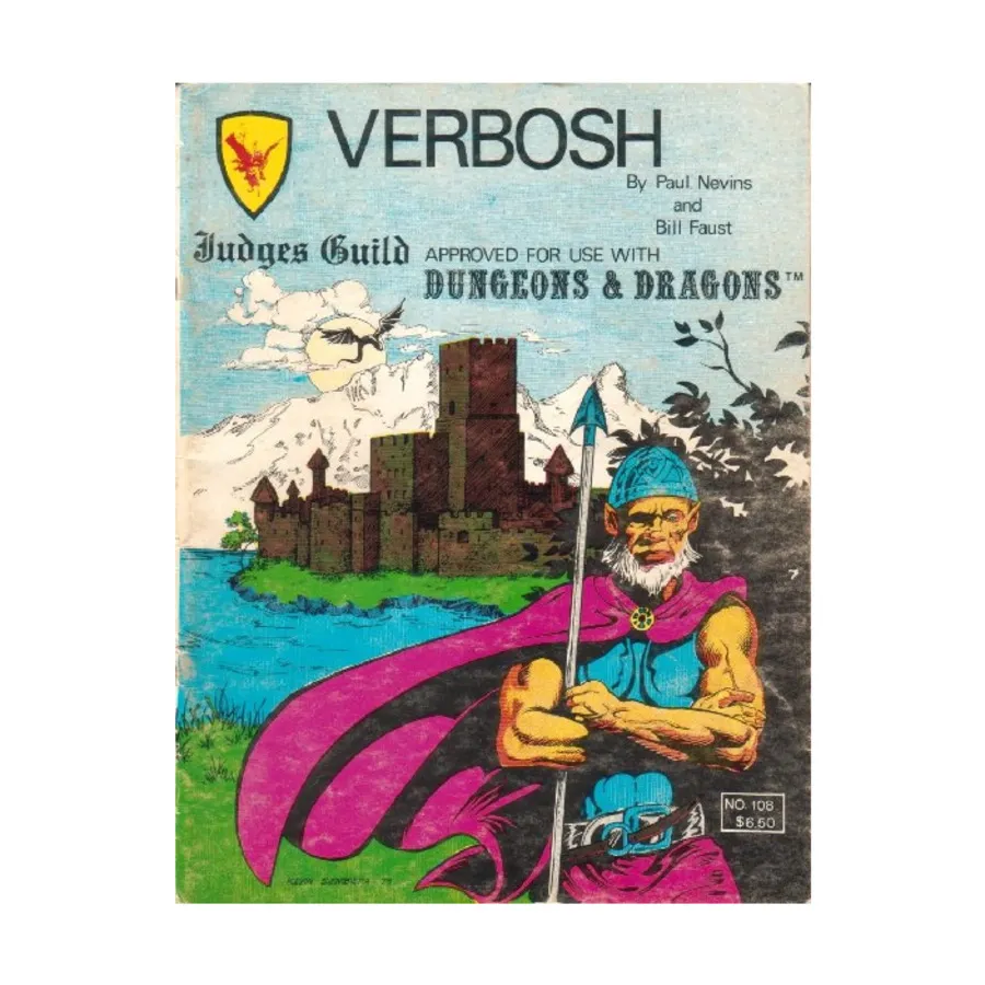Модуль Verbosh (2nd Printing), Dungeons & Dragons Fantasy Modules (T - V) (Judges Guild)
Модуль Verbosh (2nd Printing), Dungeons & Dragons Fantasy Modules (T - V) (Judges Guild)