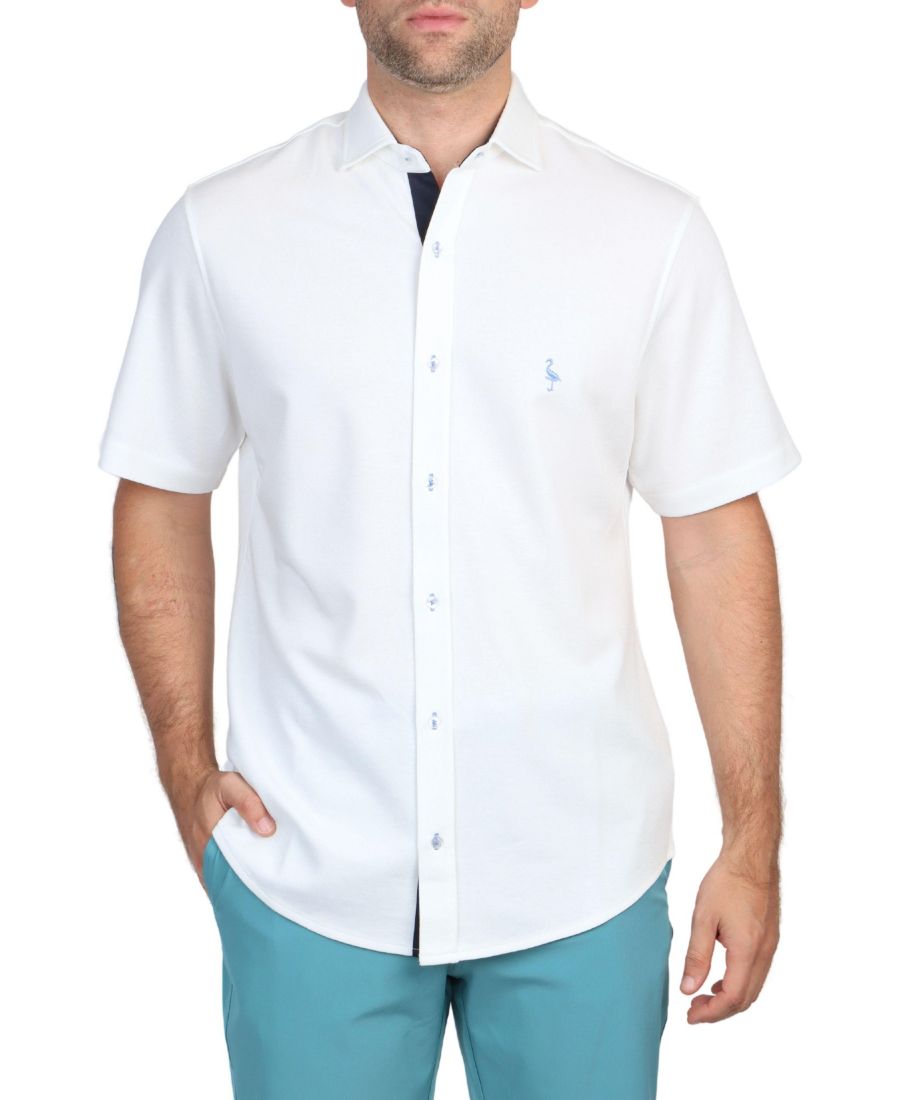 Мужская рубашка с коротким рукавом из модала Tailorbyrd, White
Мужская рубашка с коротким рукавом из модала Tailorbyrd, White